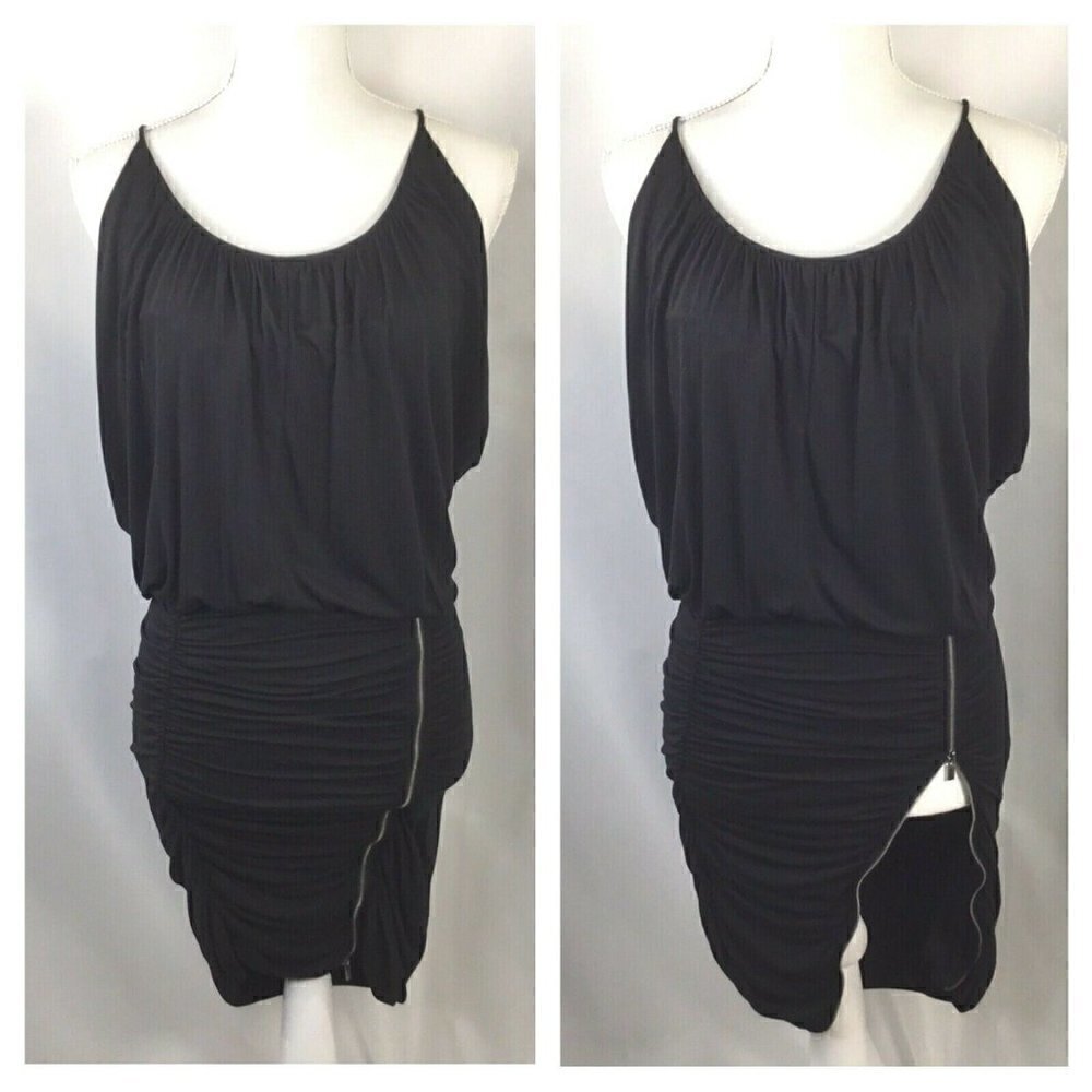BCBGMaxazria~Doris~Bodycon~Zipper~Attached Tank~